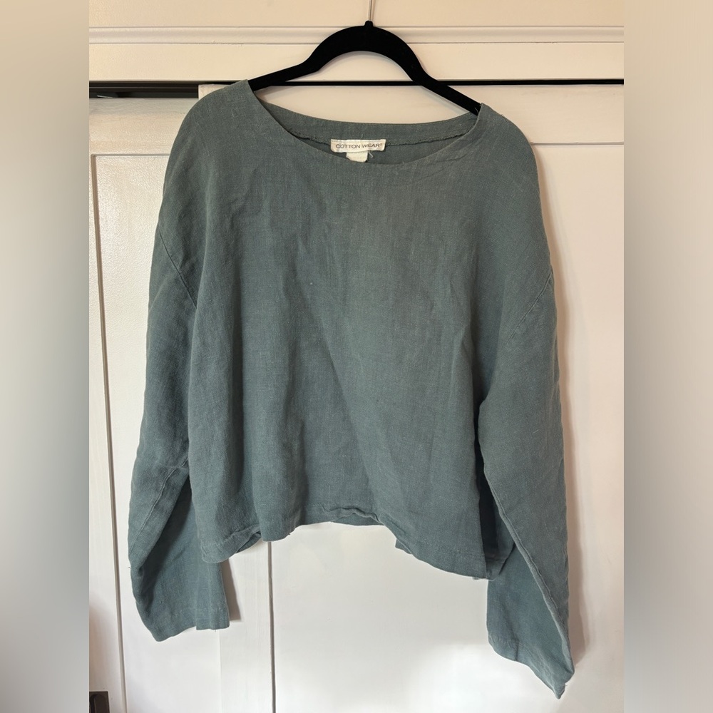 Cottonwear vintage linen shirt - M